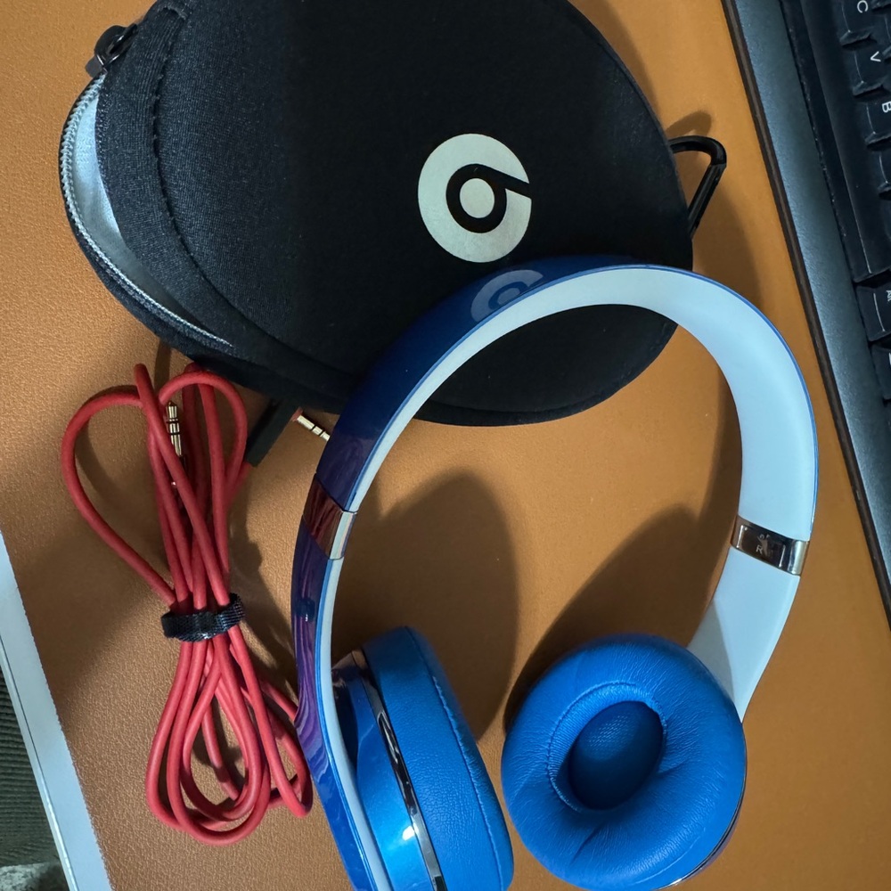 Beats Blue Wireless Headphones